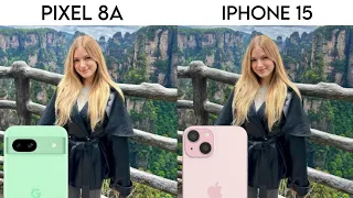 Google Pixel 8a VS iPhone 15 Camera Test Comparison