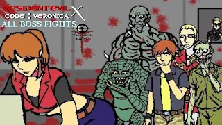 Resident Evil: Code Veronica X - All Boss Fights