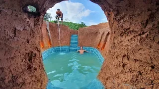How To Build The Most Amazing Swimming Pool Around Secret Underground House