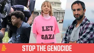 Medea Benjamin ASSAULTED, Bryce Greene ARRESTED, Rami Younis EXPOSES Genocide