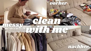 Clean With Me: Endlich Ordnung schaffen, Schreibtisch aufräumen, organisieren | Oktober Vlog deutsch