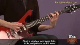 Paul Gilbert Guitar Lessons: 3 Note Per String Major Scale