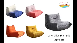 How to make a Caterpillar Bean Bag Lazy Sofa