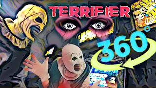 360 video 📹  Terror in the Arcade  💣  Art the Clown Terrifier 360 vr video