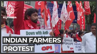 Indian farmers block roads, railways over farm bills