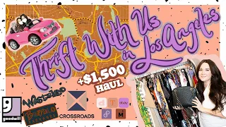 Thrift With Us in LA + $1,500 Designer Haul | The BEST Consignment, Vintage, + Thrift Shops in LA!