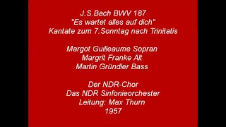 Bach Kantate BWV 187 Es wartet alles auf dich, Max Thurn 1957