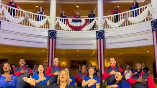 Voices of Liberty Perform "Star-Spangled Banner (Echo Performance)" | 4th of July 2023 | EPCOT!