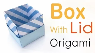 Origami Paper Gift Box With Shallow Lid - Origami Kawaii〔#108〕