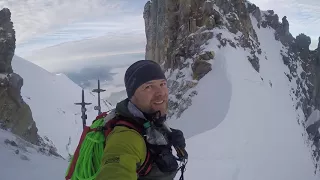 Mt. Hood North Face, Right Gully Climb Dec. 2017