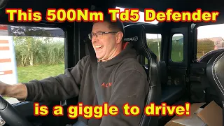 This GTB450 powered Td5 Defender makes nearly 500Nm! Dyno and Road testing.