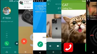 WhatsApp,ISQ,Viber,CAT incoming Call Sony E5 Screen video Recording