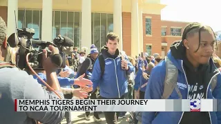 Tigers fans show support with NCAA Tournament send-off