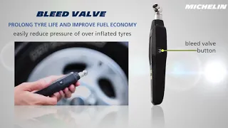 Michelin Programmable Digital Tyre Pressure Gauge with Bleed Valve - 12295