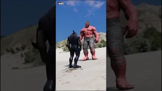 Hulk Fight With SharkMan 🦈 But Red Hulk ! 😲 #shorts #gta5 #hulk #avengers