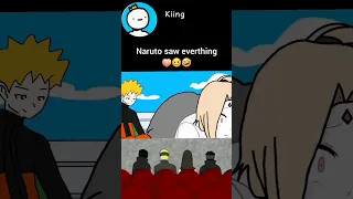 Naruto squad react to  Naruto saw everything #naruto #animation #anime #viral #funny #shortsfeed