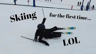 I Went Skiing for the First Time LOL