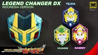 LEGEND HERO CHANGER DX : TEJHA, GAMMY, & HUANG (Indonesia Version) 레전드히어로