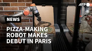 Pizza-making robot makes its debut in Paris | AFP