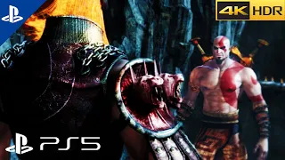 God of War 1 - Kratos vs Ares Final Boss Fight - ULTRA Realistic Graphics [4K ULTRA HD 60 FPS]