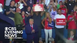 Trump takes aim at Biden at Labor Day rally in Pennsylvania, a crucial swing state in midterms