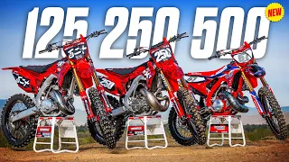 NEW 2023 Honda CR500 Two-Stroke VS. 125 & 250