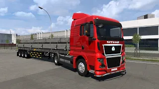 GKVFJX GAMING ETS2 1.50.1.4S NEW TRUCK CHINA MOD SITRAK C9H BY SOOKIE V1.0 1.50