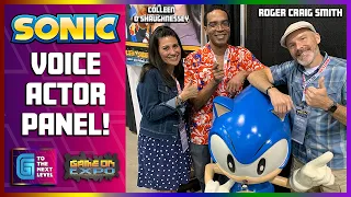 Sonic & Tails (Roger Craig Smith & Colleen O'Shaughnessey) Panel and Audience Q&A! Game On Expo 2022