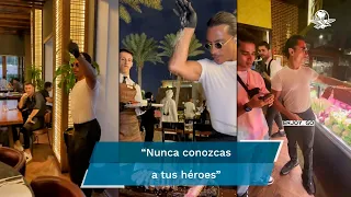 Joven conoce al chef Salt Bae y termina decepcionado