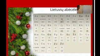 Литовский алфавит - Lietuvių abėcėlė (1 pamoka)