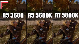 AMD Ryzen 5 3600 vs AMD Ryzen 5 5600X vs AMD Ryzen 7 5800X — Test in 10 Games! [1080p, 1440p, 4K]