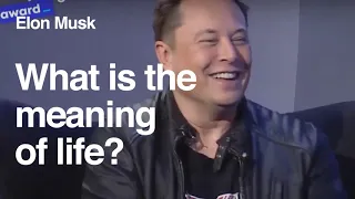 Elon Musk - What is the Meaning of Life? Axel Springer Award 2020