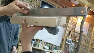 宮大工が職人技で教える初心者のための鉋台の裏の調整の仕方の動画　How to set up a new Kanna (Japanese Hand Plane) Part 3