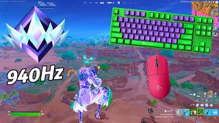 [ASMR] 🏆*NEW SEASON* Fortnite UNREAL RANK Gameplay 💤😴 Satisfying Keyboard 360 FPS