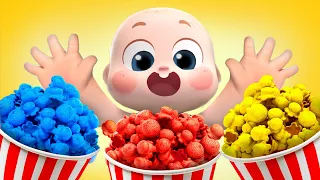 ポンポンパンパン★おいしいポップコーンだよ～ | 子供の歌メドレー | 赤ちゃんが喜ぶ歌 | 子供の歌 | 童謡 | アニメ | 動画 | ベビーバス| BabyBus