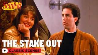 Jerry Stakes Out A Law Firm To Try And Meet A Girl | The Stake Out | Seinfeld