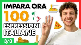 Come imparare 100 espressioni italiane in modo semplice? (SUB ITA) | Imparare l'Italiano