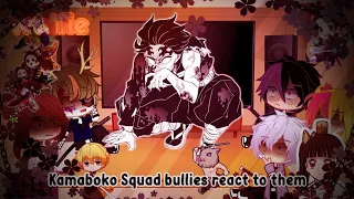 || Tanjiro Squad BULLIES react to them || Part 1/2 || Gacha Club || by @lgl4330