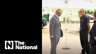 Man faints meeting Prince Charles