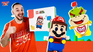 ПАПА РОБ И LEGO СУПЕР МАРИО: БОУЗЕР ДЖУНИОР АТАКУЕТ! НОВАЯ СБОРКА ЛЕГО SUPER MARIO!