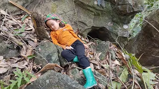 Single mother: Trying to find her lost child in the forest - orphaned Po