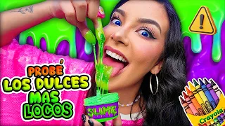 ¿¡SLIME QUE SE COME!? 😱 ¡Probando los DULCES más EXTRAÑOS del mundo! 🍭 Lulu99