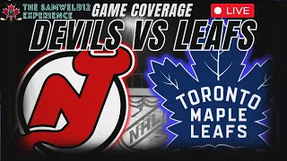 🔵Live: New Jersey Devils vs Toronto Maple Leafs  LIVE Game Audio | Leafs Chat