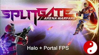 Splitgate: Arena Warfare Gameplay Highlights. Halo + Portal = AWESOME