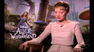 Alice in Wonderland: Mia Wasikowska Interview | ScreenSlam