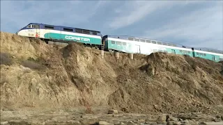 Del Mar Bluff Collapse Train