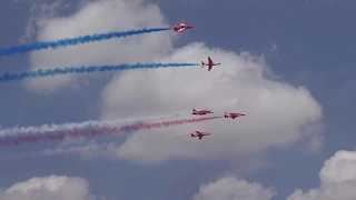 RIAT 2018 The Red Arrows full display RIAT 2018 Air Show 4k 14 july 2018 1209p