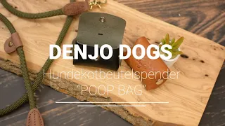 Denjo Dogs Hundekotbeutelspender Poop Bag für die Hundeleine