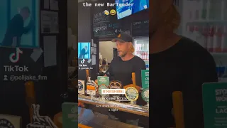 the new BarTender 🍻😀 Travla 👉 Travis Fimmel