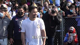 Can You Workout Like Manny Pacquiao ? Full Workout After 5 Mile Run EsNews Boxing